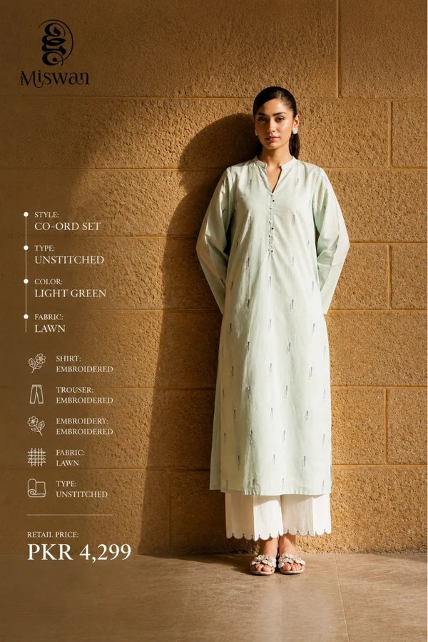 Miswan Embroidered Co-Ord Set
