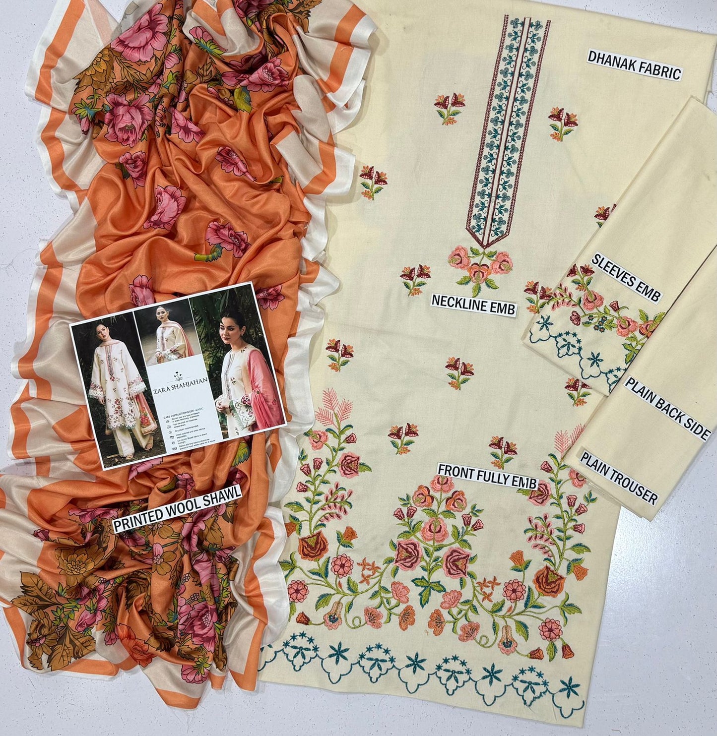 ZARA SHAHJAHAN ZS463333 3PC