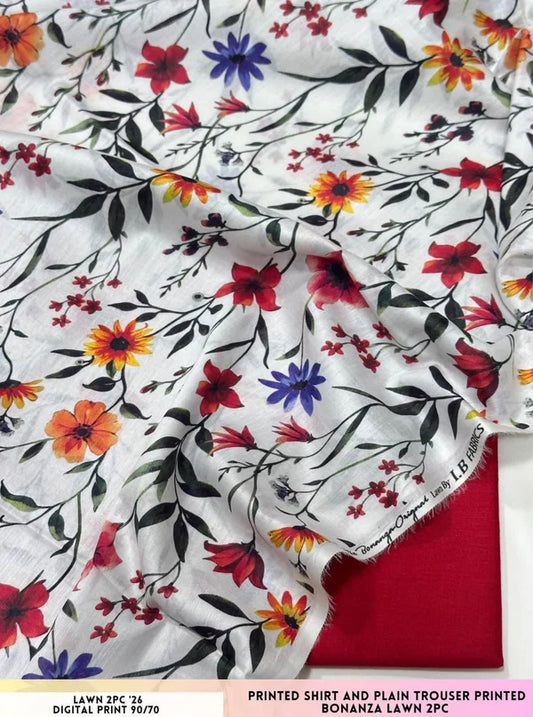 Bonanza Satrangi Lawn 2pc