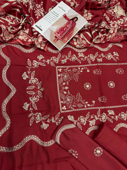 Dhanak 3PC – Heavy Embroidered Collection