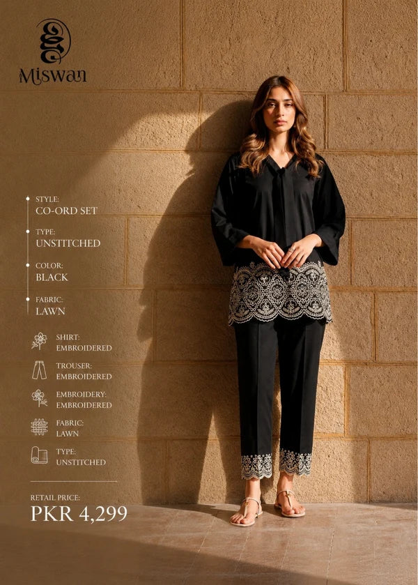 Miswan Embroidered Co-Ord Set