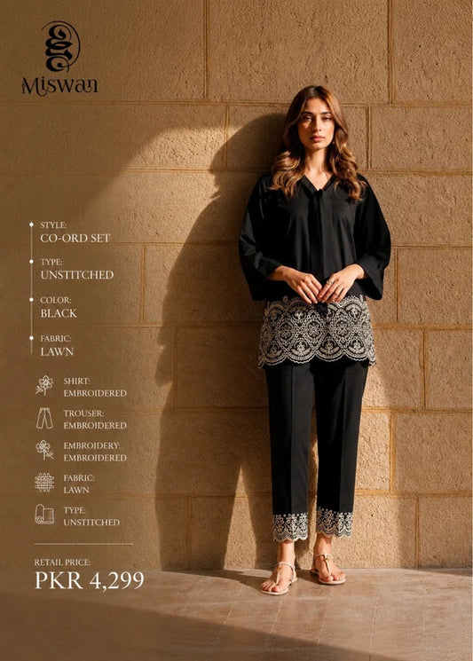 Miswan Embroidered Co-Ord Set
