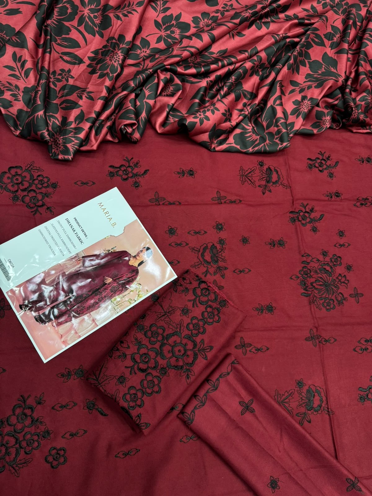 Dhanak 3PC – Heavy Embroidered Collection