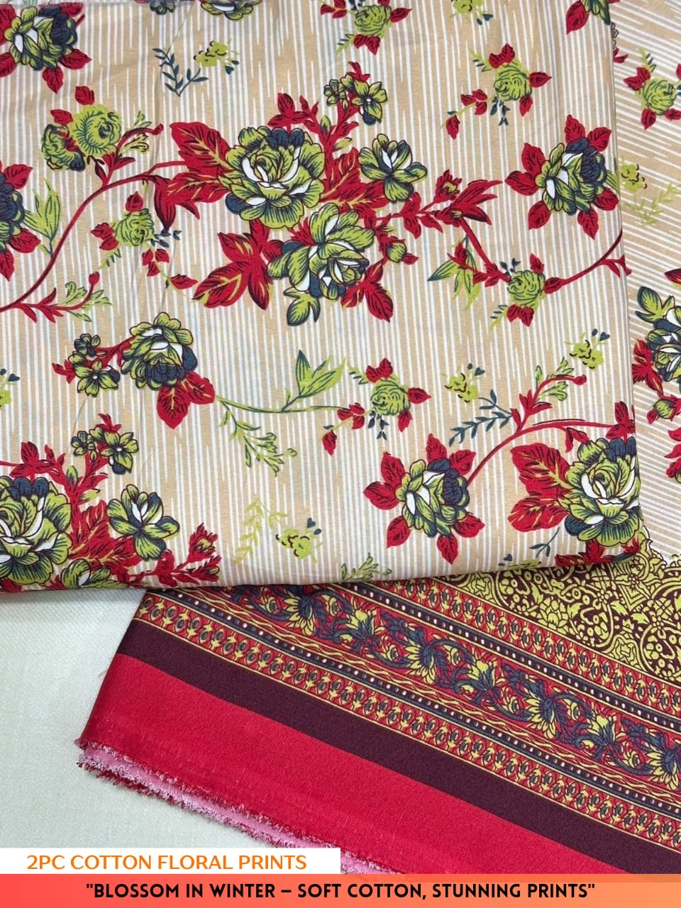 2 Piece Floral Print