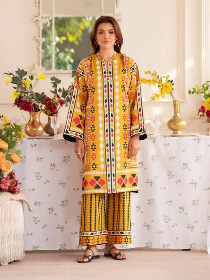 MAHNUR Digital Printed Co-Ords Set (Shirt & Trouser)