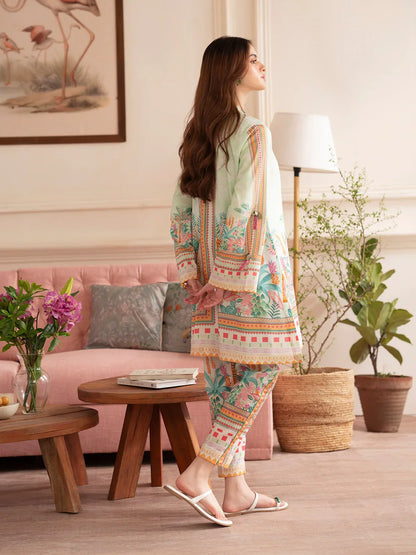 MAHNUR Digital Printed Co-Ords Set (Shirt & Trouser)