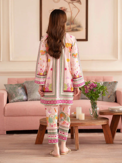 MAHNUR Digital Printed Co-Ords Set (Shirt & Trouser)