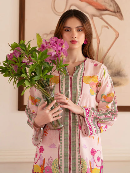MAHNUR Digital Printed Co-Ords Set (Shirt & Trouser)