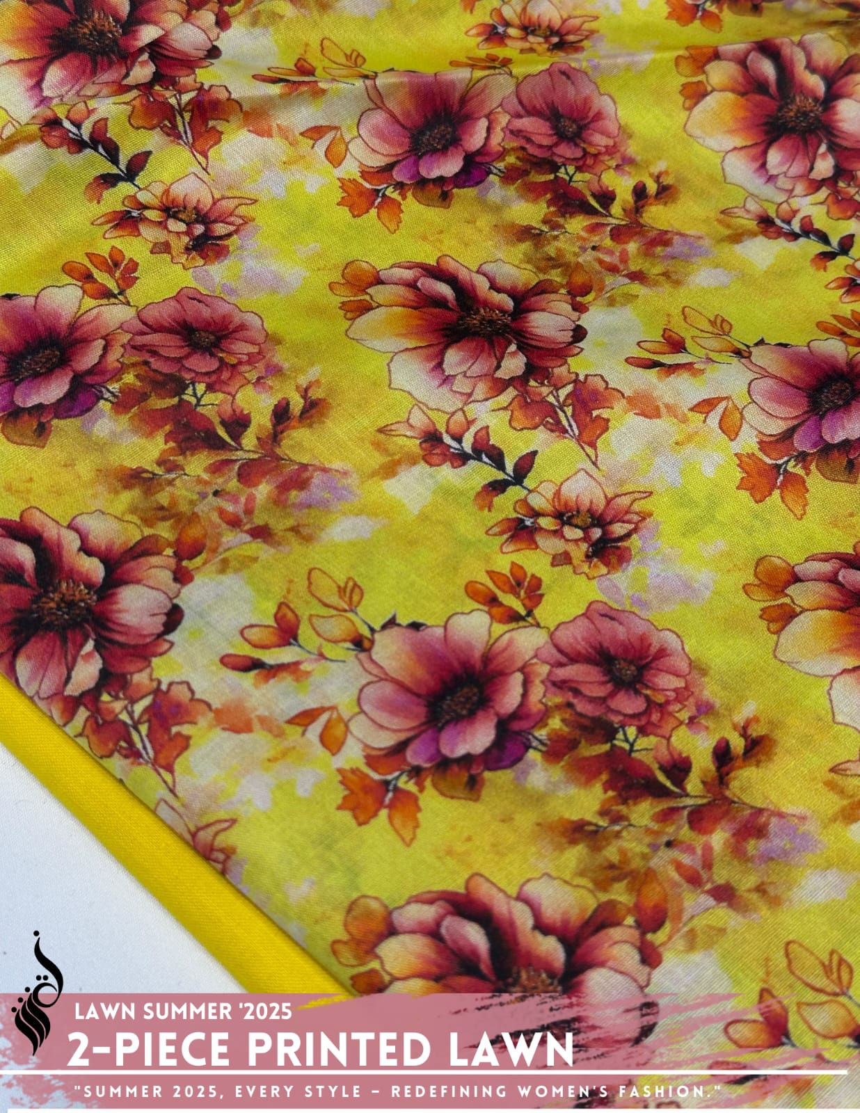 2 Piece Printed Lawn