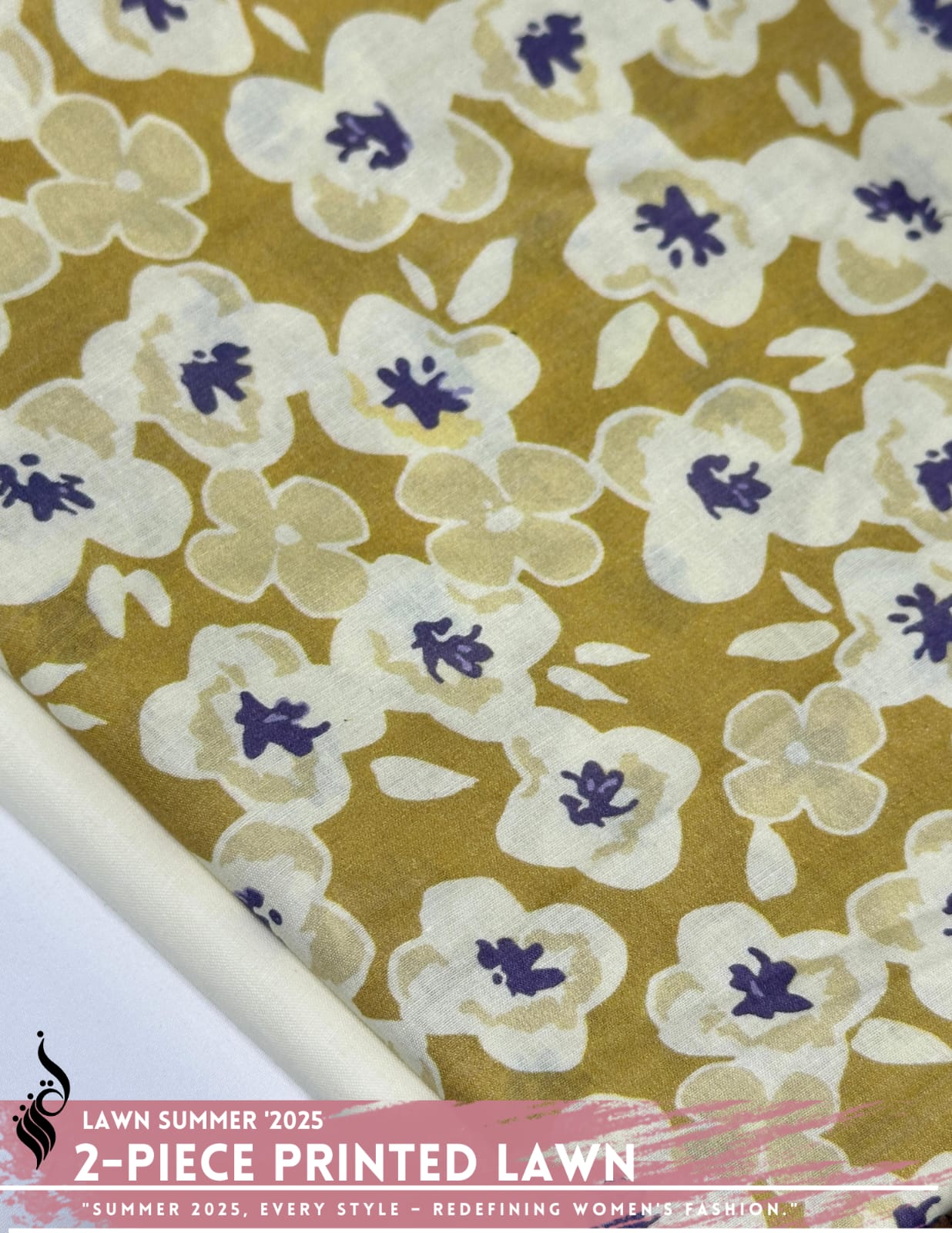 2 Piece Printed Lawn