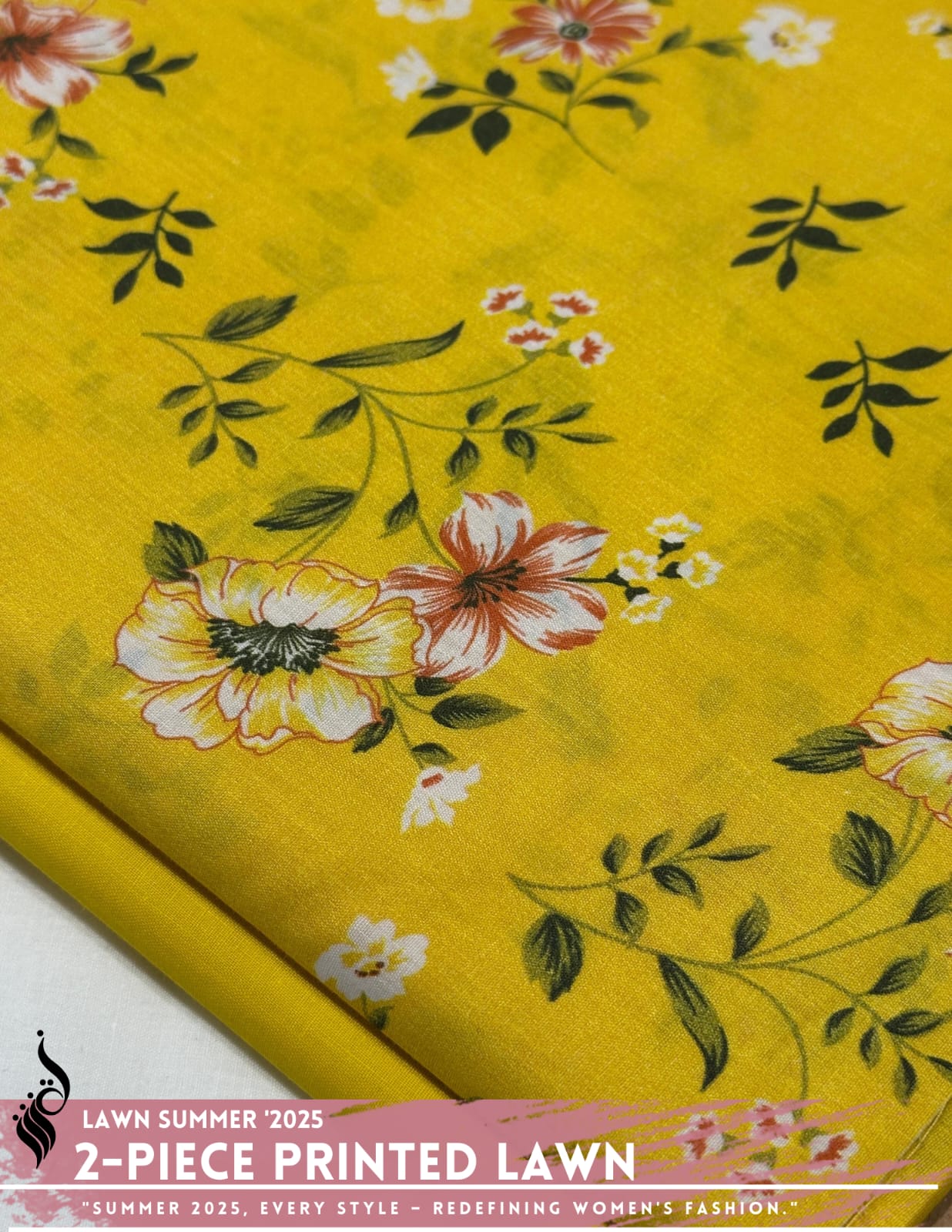 2 Piece Printed Lawn