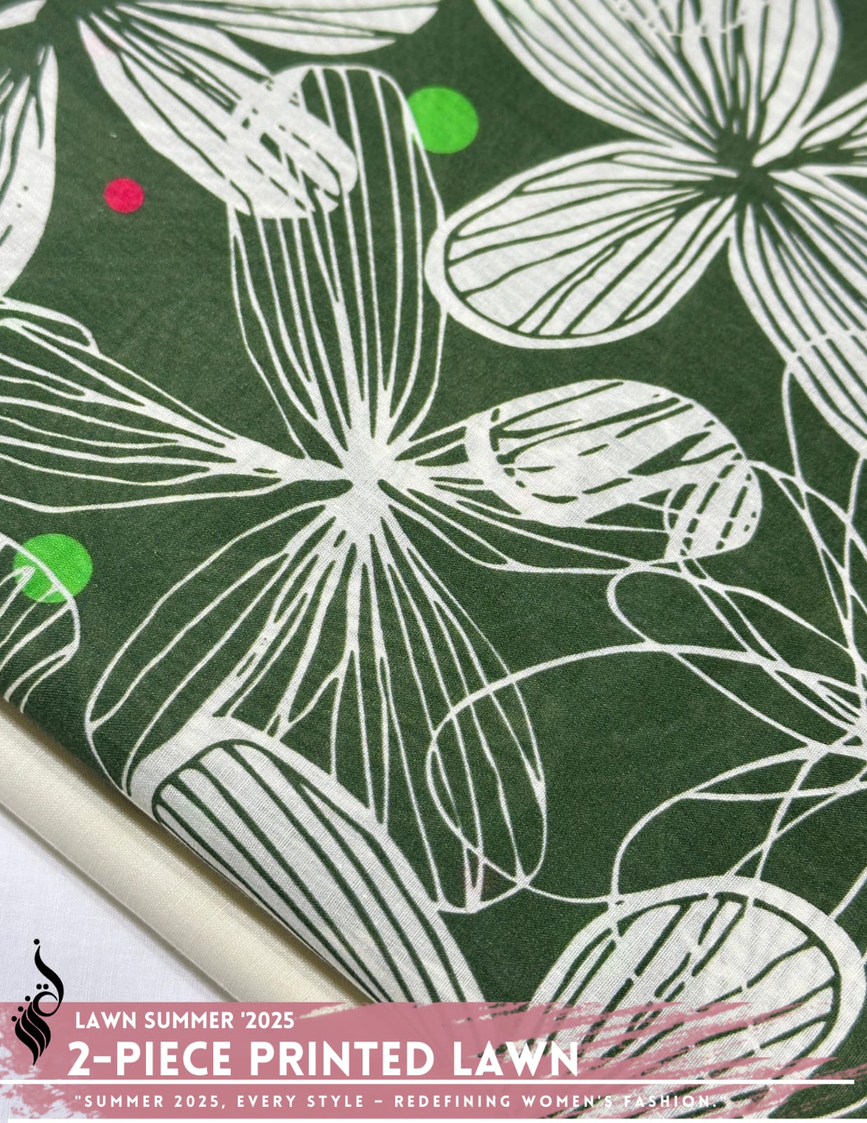 2 Piece Printed Lawn