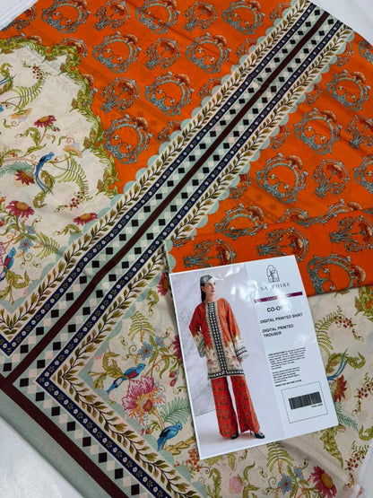 Sapphire Digital Printed Co-Ords Set (Shirt & Trouser)
