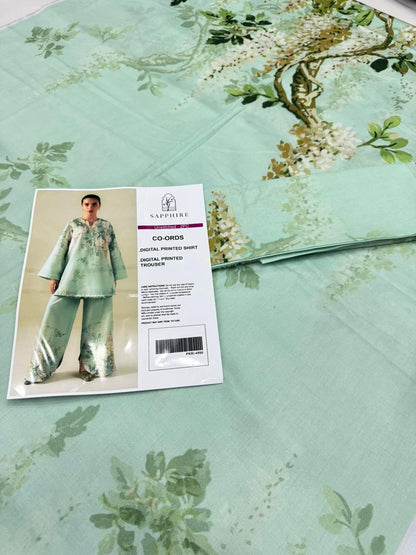 Sapphire Digital Printed Co-Ords Set (Shirt & Trouser)