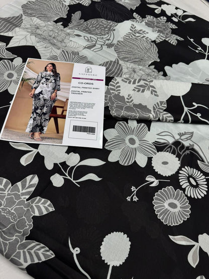 Sapphire Digital Printed Co-Ords Set (Shirt & Trouser)
