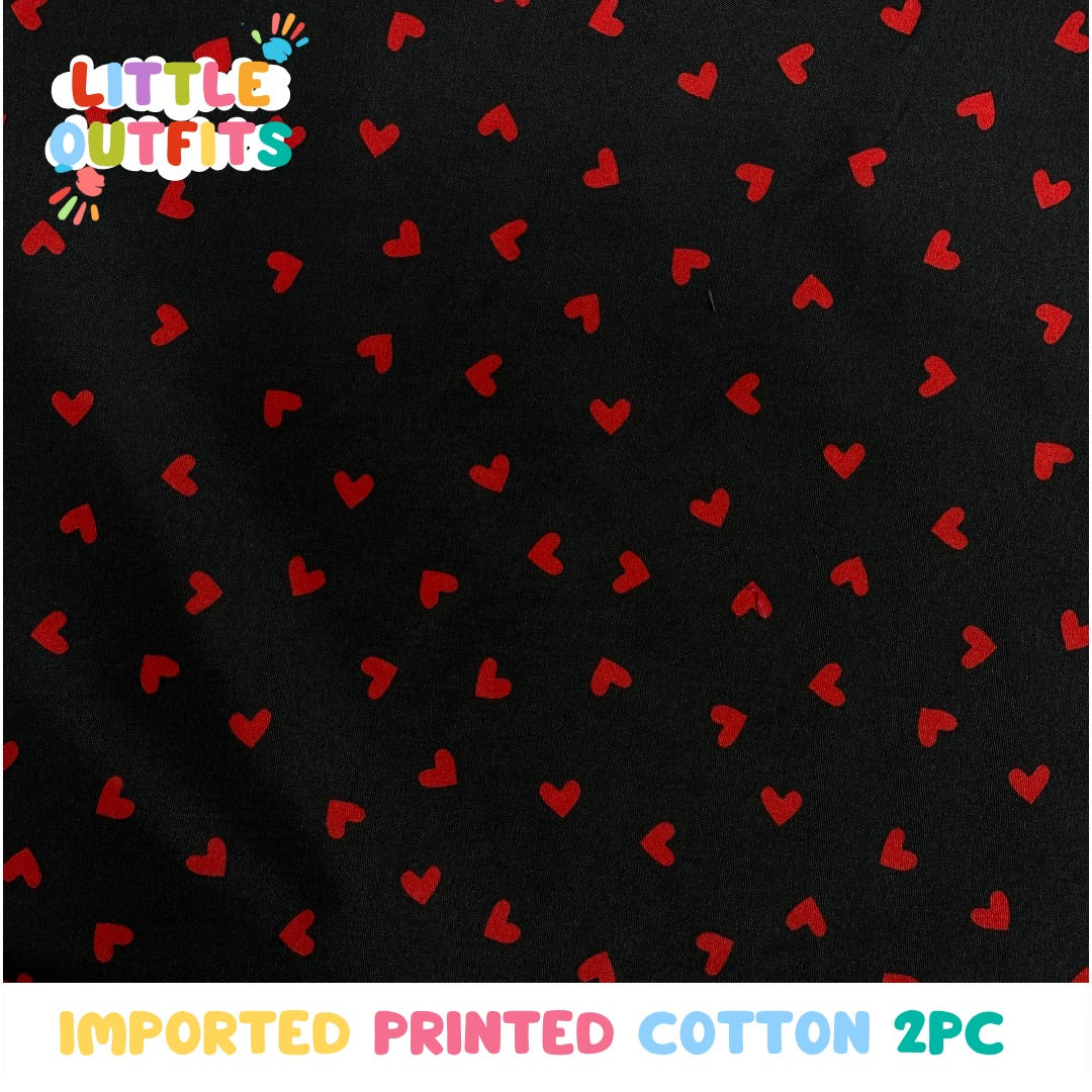 Imported Cotton 2PC Unstitched for Girls