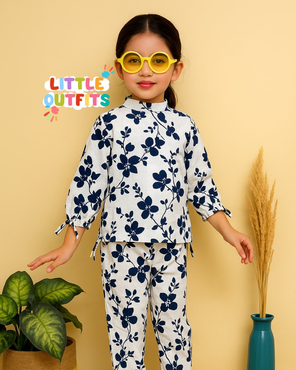 Imported Cotton 2PC Unstitched for Girls