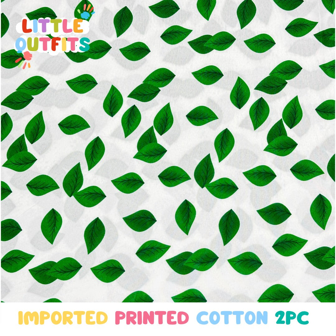 Imported Cotton 2PC Unstitched for Girls